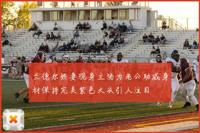 兰德尔娇妻现身主场为老公助威身材保持完美紫色大衣引人注目